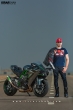 Mazher photoshoot with his Kawasaki H2 in Pakistan