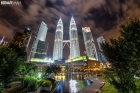 Malaysia Petrronas Towers Long Exposure HDR
