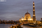 Putrajaya Mosque Malaysia after Sunset
