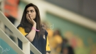 Sana Javed supporting Peshawar Zalmi at Pakistan Premier League 2016