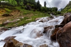 A waterfall between Sharda and Kel in Azad Kashmir Pakistan