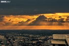 Sunset view from Sirocco Lebua Skybar At State Tower Bangkok Thailand