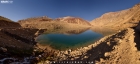 Panoramic view of Lulusar Lake in Kaghan Naran Valley of KPK PAKISTAN
