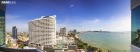 Panoramic view of Pattaya Thailand from Holiday Inn