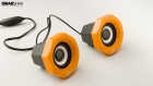 Product Photography - Yellow Speakers