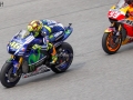 Rossi vs Marquez at MotoGp 2015 - Sepang - Malaysia