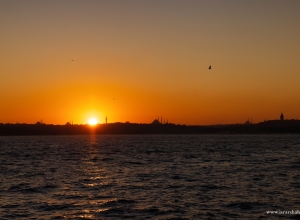 Sunset-at-Bosphorus-in-Istanbul-Turkey